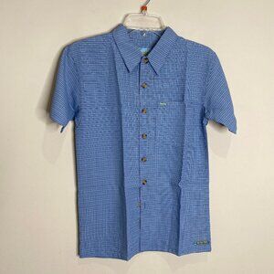 Hang Ten  Men's Short Sleeve Button down Surf Shirt  Sz 12/14